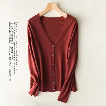 New Sweater Cashmere sweater Women Cardigan Knitted Sweater Coat Long Sleeve Crochet Female Casual V-Neck Woman Cardigans
New Sweater Cashmere sweater Women Cardigan Knitted Sweater Coat Long Sleeve Crochet Female Casual V-Neck Woman Cardigans