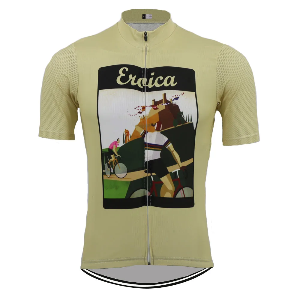 2019 Classical Men's Cycling Jerseys Ivory white Cycling Clothing bicycle wear Breathable Short-sleeved shirt maillot ciclismo
2019 Classical Men's Cycling Jerseys Ivory white Cycling Clothing bicycle wear Breathable Short-sleeved shirt maillot ciclismo