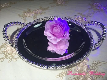 5pcs/lot Romantic Wedding Round Metal Tray With Beads Handle Cake Racks for Wedding Party Event Usage
5pcs/lot Romantic Wedding Round Metal Tray With Beads Handle Cake Racks for Wedding Party Event Usage
