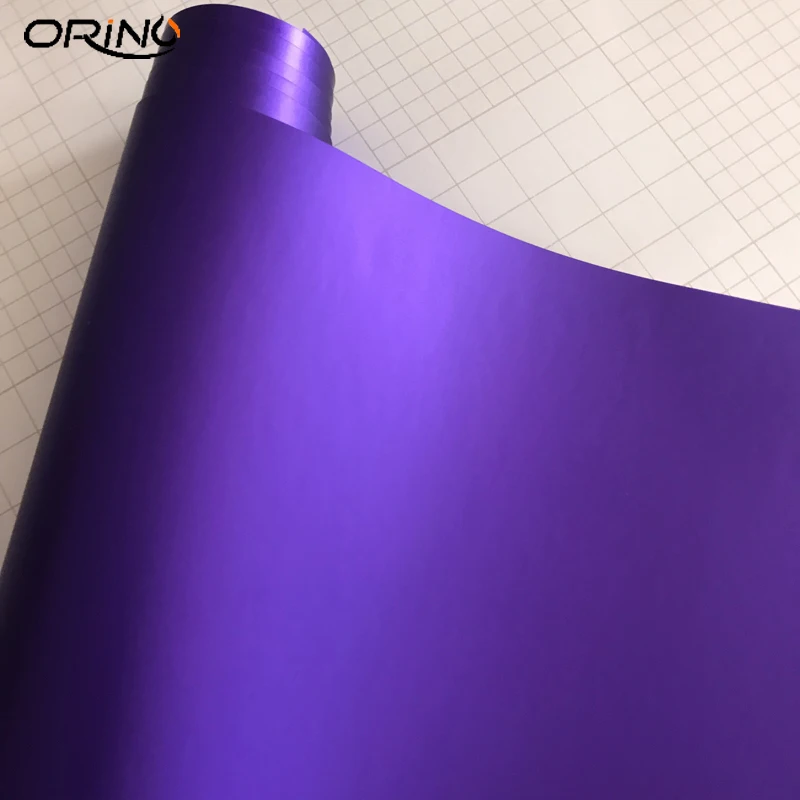 Purple Matt Metallic Vinyl Film Sticker-3