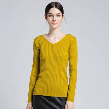 Fall Winter Knitted Slim Fit Mustard Sweater for Women Elegant Ladies Sexy V Neck Elastic Ribbed Pullover Jumper Oversized S-XL
Fall Winter Knitted Slim Fit Mustard Sweater for Women Elegant Ladies Sexy V Neck Elastic Ribbed Pullover Jumper Oversized S-XL