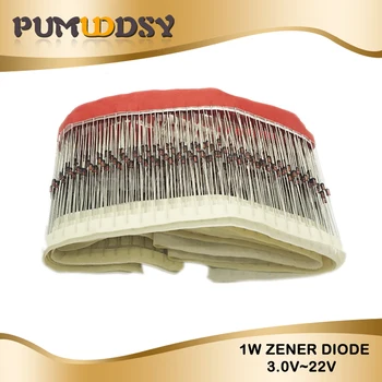 100pcs 1W Zener diode DO-41 3V 3V3 3V6 3V9 4V3 4V7 5V1 5V6 6V2 6V8 7V5 8V2 9V1 10V 11V 12V 13V 15V 16V 18V 20V 22V 1N4733 1N4728
100pcs 1W Zener diode DO-41 3V 3V3 3V6 3V9 4V3 4V7 5V1 5V6 6V2 6V8 7V5 8V2 9V1 10V 11V 12V 13V 15V 16V 18V 20V 22V 1N4733 1N4728