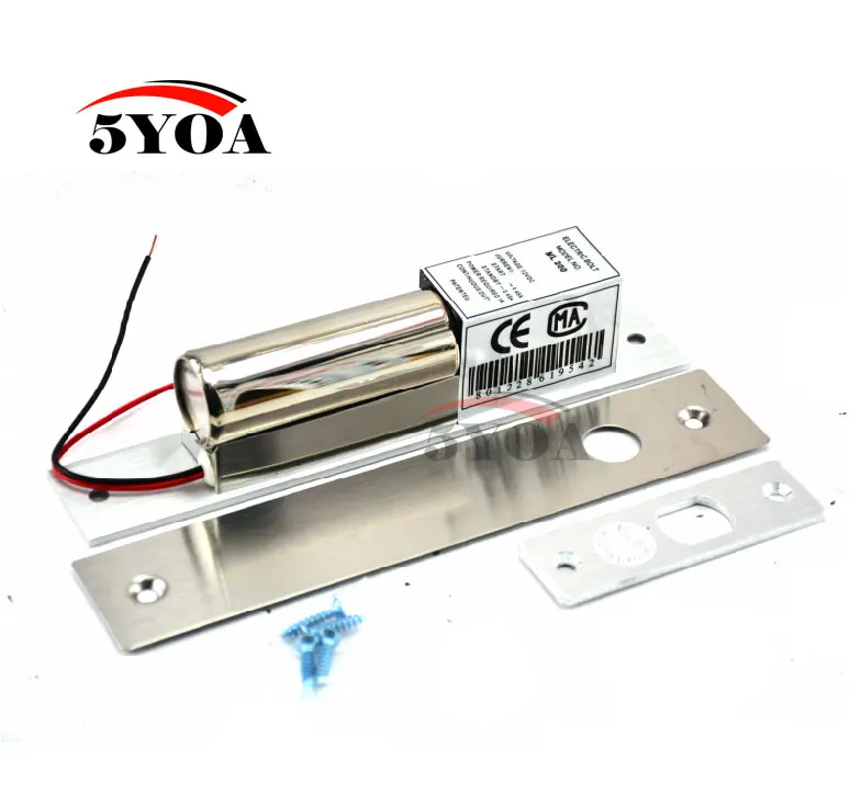 Electric Bolt Lock 2-Lines DC 12V Stainless Steel Heavy-duty Fail-Safe Drop Door Access Control Security
Electric Bolt Lock 2-Lines DC 12V Stainless Steel Heavy-duty Fail-Safe Drop Door Access Control Security