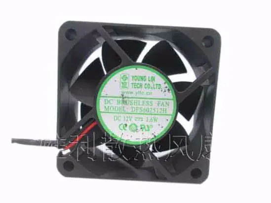 Двухпроводной серверный квадратный вентилятор Young Lin DFS602512H DC 12 В 1,60 Вт 60x60x25 мм
Двухпроводной серверный квадратный вентилятор Young Lin DFS602512H DC 12 В 1,60 Вт 60x60x25 мм