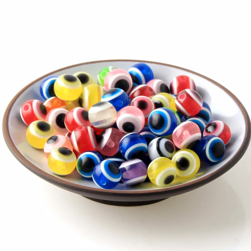 50/100Pcs Mixed Color 6 8 10mm Round Ball Evil Resin Eye Spacer Beads For Jewelry Making Findings DIY Necklace Bracelet Gift
50/100Pcs Mixed Color 6 8 10mm Round Ball Evil Resin Eye Spacer Beads For Jewelry Making Findings DIY Necklace Bracelet Gift