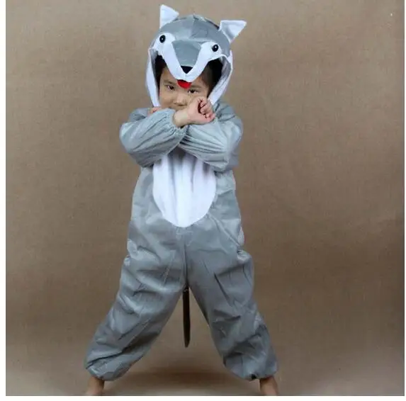 Children Kids Baby Girl Boy Gray Wolf Costume Jumpsuit Cartoon Animal Wolf Performance Children's Day Costumes Jumpsuits Y964
Children Kids Baby Girl Boy Gray Wolf Costume Jumpsuit Cartoon Animal Wolf Performance Children's Day Costumes Jumpsuits Y964