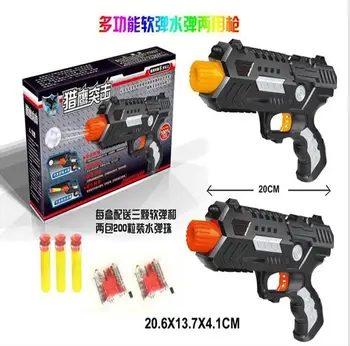 The latest soft bullet gun water gun toy bullet + water bomb dual-purpose pistol bursts of crystal toy shooting #23
The latest soft bullet gun water gun toy bullet + water bomb dual-purpose pistol bursts of crystal toy shooting #23