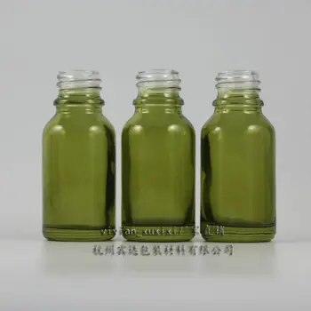 15ml olive green Glass Essential Oil Bottle Without any cap,could match with sprayer/pump/dropper cap,glass container,18mm
15ml olive green Glass Essential Oil Bottle Without any cap,could match with sprayer/pump/dropper cap,glass container,18mm
