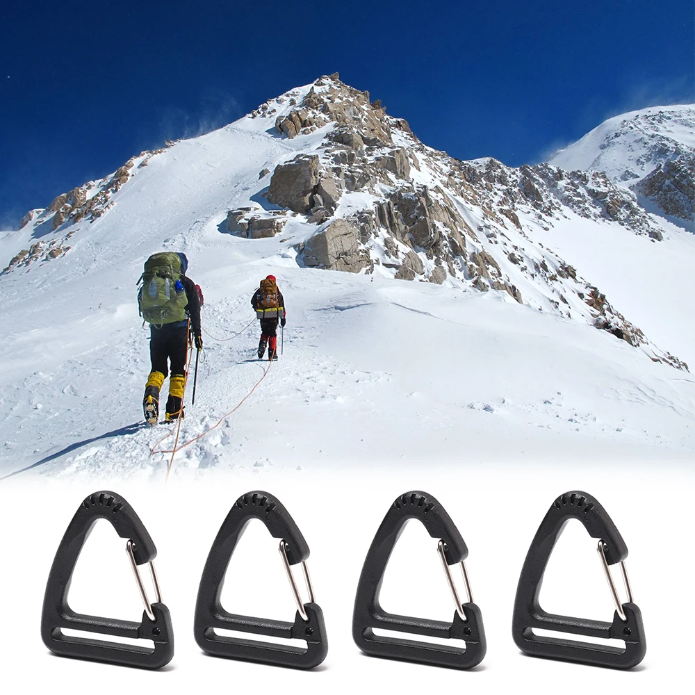 2 PCs High Quality Plastic Alloy Triangle Carabiner Keychain Buckles Spring Quickdraws Belt Clip Hooks Backpack Accessories
2 PCs High Quality Plastic Alloy Triangle Carabiner Keychain Buckles Spring Quickdraws Belt Clip Hooks Backpack Accessories