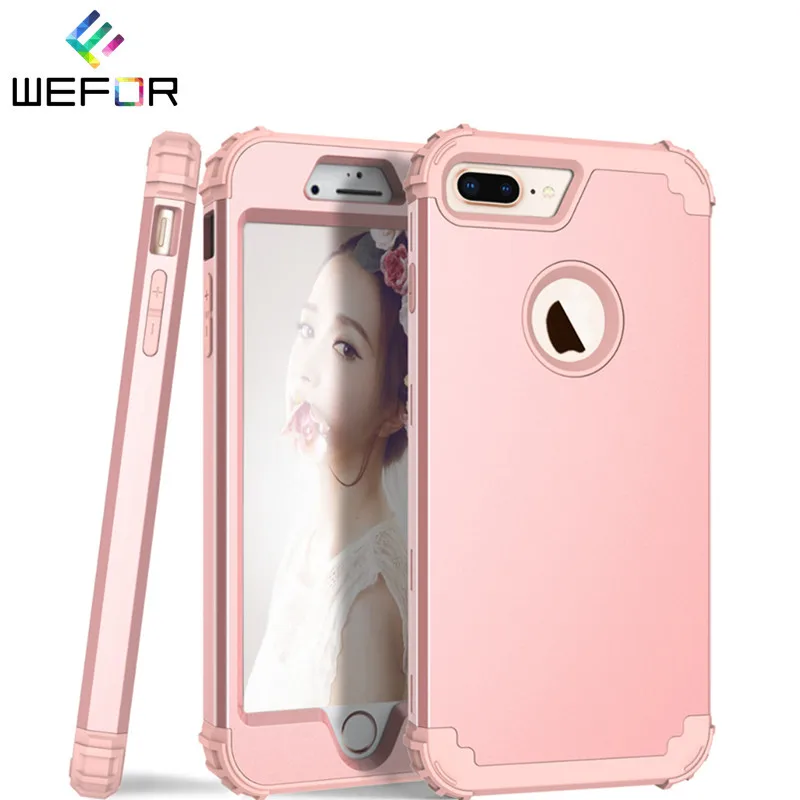 3 in 1 Hybrid Impact Defender Cover for iPhone 7 8 Plus Silicone Rubber Skin Hard Combo Bumper Case for iPhone 7Plus 8Plus cover
3 in 1 Hybrid Impact Defender Cover for iPhone 7 8 Plus Silicone Rubber Skin Hard Combo Bumper Case for iPhone 7Plus 8Plus cover