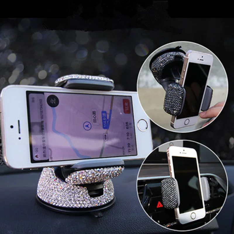 Crystal Rhinestones Universal Car Phone Holder for iPhone smartphone Mobile phone car holder Stand Air Vent Mount Phone Holder
Crystal Rhinestones Universal Car Phone Holder for iPhone smartphone Mobile phone car holder Stand Air Vent Mount Phone Holder