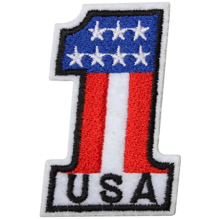 2018 Limited Promotion Parches 2 Pieces Usa Number One Iron On Flag Biker Patch Applique Of America American Motif Decal
2018 Limited Promotion Parches 2 Pieces Usa Number One Iron On Flag Biker Patch Applique Of America American Motif Decal