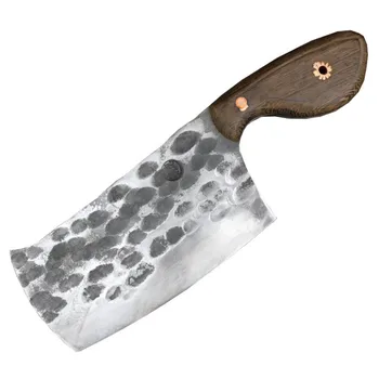 Handmade Forged Chinese Butcher Kitchen Knife High Carbon Steel Chef Knives Bone Chopper Full Tang Handle Knife &Gift Sheath
Handmade Forged Chinese Butcher Kitchen Knife High Carbon Steel Chef Knives Bone Chopper Full Tang Handle Knife &Gift Sheath