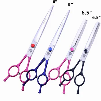 Purple Dragon 8/6.5 inch Cutting/Thinning Dog Hair Clipper Professional Hand Mand Dog Cat tesouras Pet Grooming Hair Shears
Purple Dragon 8/6.5 inch Cutting/Thinning Dog Hair Clipper Professional Hand Mand Dog Cat tesouras Pet Grooming Hair Shears