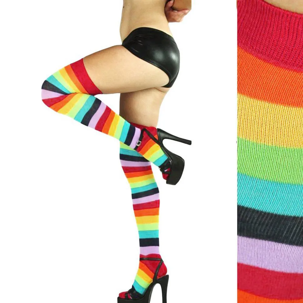 Pure Dee Rainbow Stockings