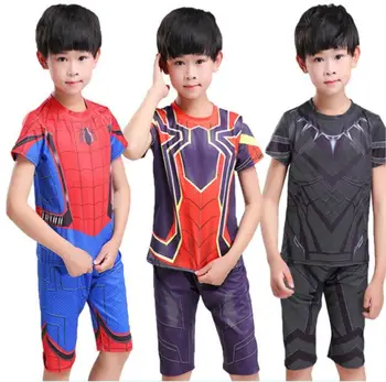 Children's summer suit Spiderman graduates suit spiderman cosplay for children with short sleeves Shorts kits
Children's summer suit Spiderman graduates suit spiderman cosplay for children with short sleeves Shorts kits