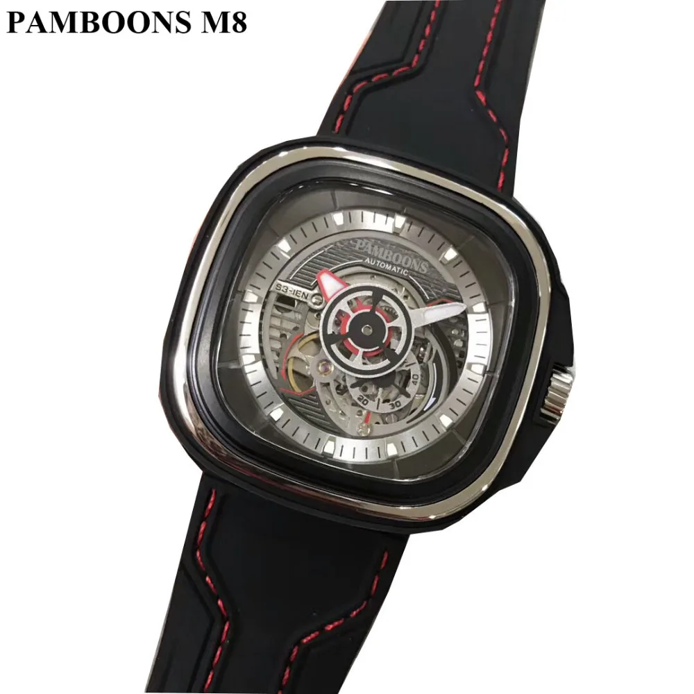 New Style Men Automatic Mechanical Ceramic Bezel Watch Bell Aviation Men Sport Dive Watches Black Leather Rubber Waterproof
New Style Men Automatic Mechanical Ceramic Bezel Watch Bell Aviation Men Sport Dive Watches Black Leather Rubber Waterproof