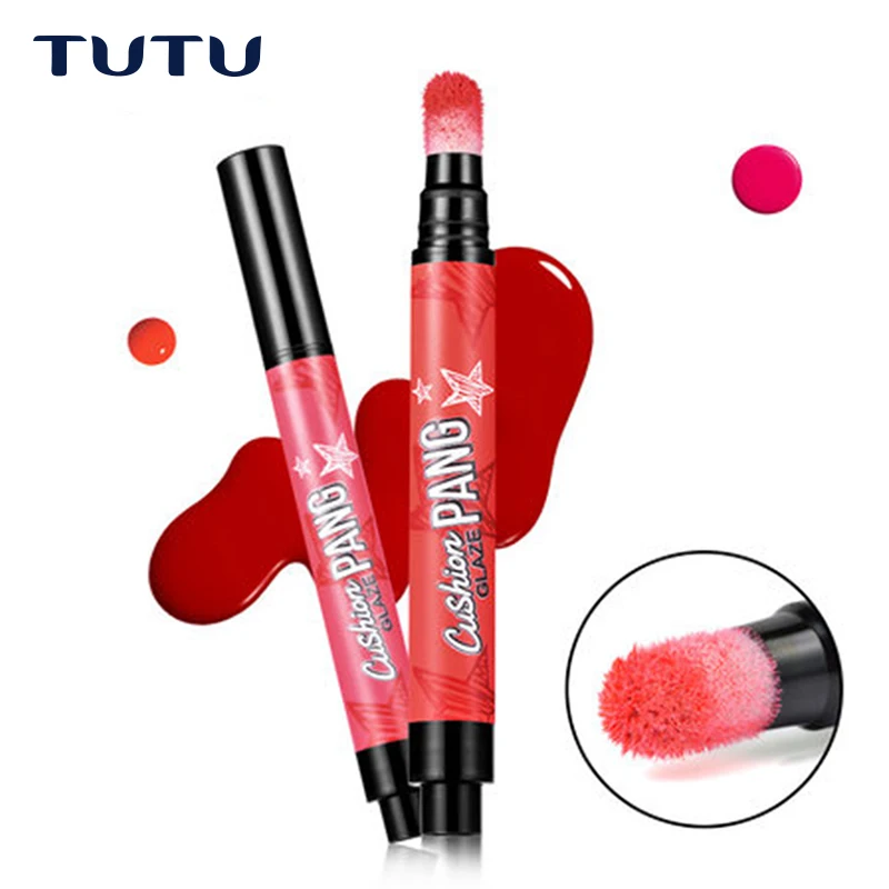 Brand Makeup Lips Cushion Press Glaze Pen 6 Colors Lip Gloss Easy To Use With Sponge Stick Liquid Lipstick Waterproof
Brand Makeup Lips Cushion Press Glaze Pen 6 Colors Lip Gloss Easy To Use With Sponge Stick Liquid Lipstick Waterproof