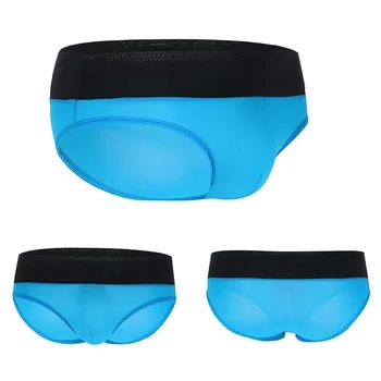 Summer Ice Silk Men Briefs Ultra-thin Breathable Seamless Underpants Low Waist Sexy Men Panties Elastic Underwear European Size
Summer Ice Silk Men Briefs Ultra-thin Breathable Seamless Underpants Low Waist Sexy Men Panties Elastic Underwear European Size