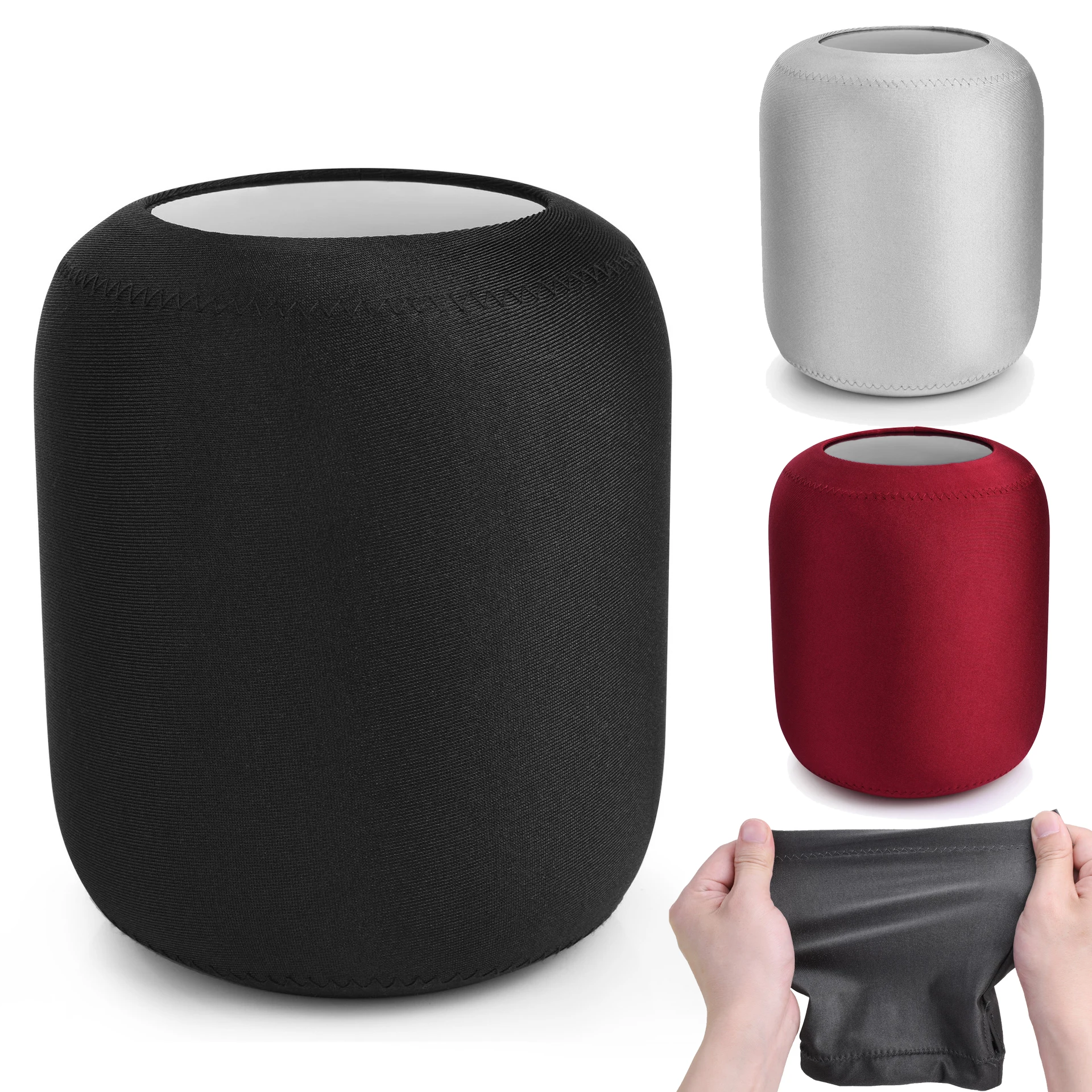Neoprene Storage Pouch Elastic Fabric Protective Cover Case For Apple HomePod Bluetooth Speaker
Neoprene Storage Pouch Elastic Fabric Protective Cover Case For Apple HomePod Bluetooth Speaker