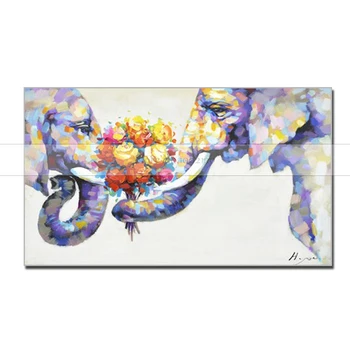 High Quality Handmade Elephant Oil Painting On Canvas Modern Wall Art Paintings Animals Picture Living Room Home Decorarion Gift
High Quality Handmade Elephant Oil Painting On Canvas Modern Wall Art Paintings Animals Picture Living Room Home Decorarion Gift