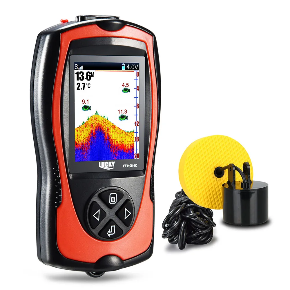 LUCKY FF1108 - 1CT Portable Fish Finder 45 Degree Sonar Detection Automatic Storage Function Fishing Gear
LUCKY FF1108 - 1CT Portable Fish Finder 45 Degree Sonar Detection Automatic Storage Function Fishing Gear