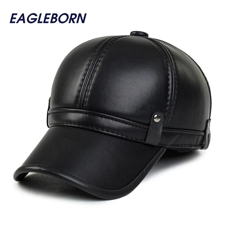 Simple fashion mens winter cap 2019 warm fleece lining keep warm earflap leather hats for women men faux leather baseball cap
Simple fashion mens winter cap 2019 warm fleece lining keep warm earflap leather hats for women men faux leather baseball cap