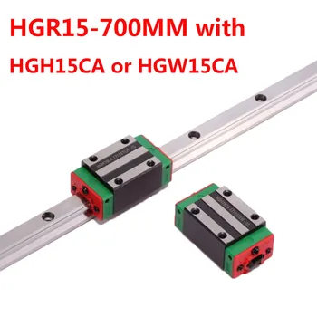 1PC HGR15 Linear Guide Width 15MM Length 700MM with 1PC HGH15CA or HGW15CA Slider for cnc xyz axis
1PC HGR15 Linear Guide Width 15MM Length 700MM with 1PC HGH15CA or HGW15CA Slider for cnc xyz axis