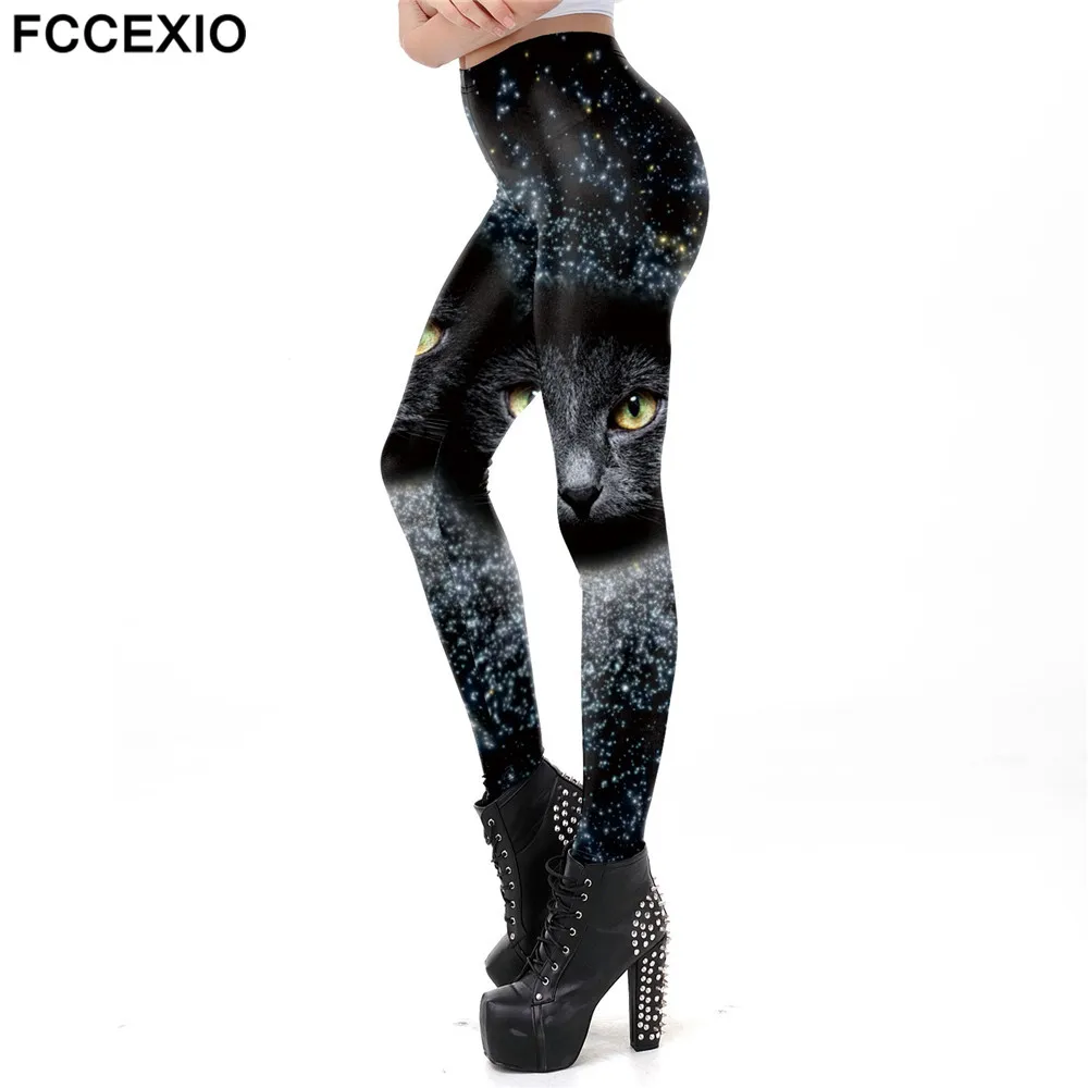 FCCEXIO New Galaxy Black Hole Leggings Women 3D Print Cat's Eye Fitness Legging Elasticity Workout Legins Woman Plus Size Pants
FCCEXIO New Galaxy Black Hole Leggings Women 3D Print Cat's Eye Fitness Legging Elasticity Workout Legins Woman Plus Size Pants