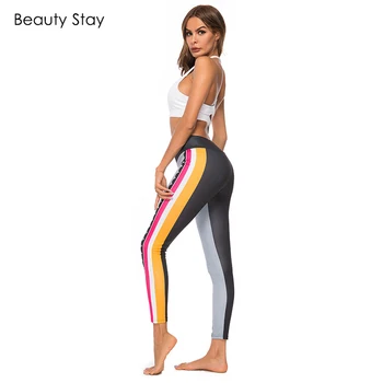Beauty Stay Women Leggings Splicing Patterns Elastic Knitted High Waist Slim Fitness Sporting Breathable Casual Pants
Beauty Stay Women Leggings Splicing Patterns Elastic Knitted High Waist Slim Fitness Sporting Breathable Casual Pants