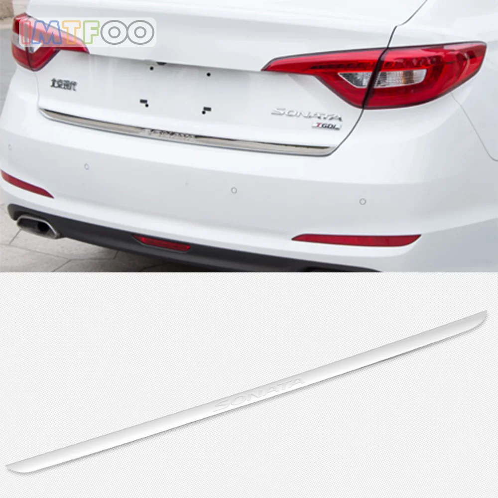 IMTFOO STAINLESS STEEL REAR HATCH TAILGATE TRUNK DOOR MOLDING FOR HYUNDAI SONATA LF 2015 2016 ACCESSORIES CAR STYLING
IMTFOO STAINLESS STEEL REAR HATCH TAILGATE TRUNK DOOR MOLDING FOR HYUNDAI SONATA LF 2015 2016 ACCESSORIES CAR STYLING