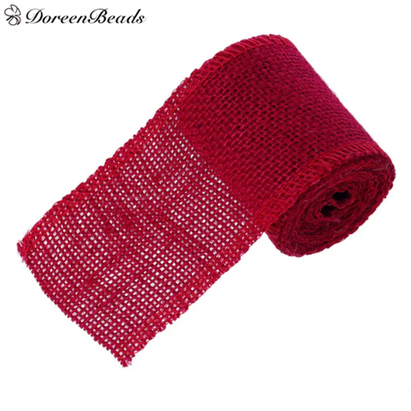 DoreenBeads Natural Jute Burlap Mesh Easter Ribbon Red For Rustic Wedding Decor Cake Topper Decoration 2 Rolls(2m/Roll)
DoreenBeads Natural Jute Burlap Mesh Easter Ribbon Red For Rustic Wedding Decor Cake Topper Decoration 2 Rolls(2m/Roll)