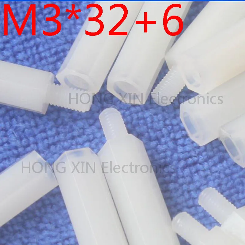M3*32+6 white 1pcs 32mm Nylon Standoff Spacer Standard M3 Male-Female Standoff Kit Repair Set High Quality PC tool
M3*32+6 white 1pcs 32mm Nylon Standoff Spacer Standard M3 Male-Female Standoff Kit Repair Set High Quality PC tool