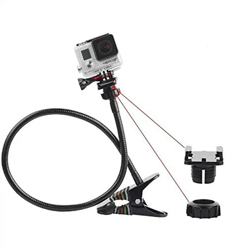 Kaliou 360 Rotating Flexible Long Arm Camera Holder Stand Lazy Bed Desktop Tablet Car Selfie Mount Bracket for Gopro 6 5 4 3 21
Kaliou 360 Rotating Flexible Long Arm Camera Holder Stand Lazy Bed Desktop Tablet Car Selfie Mount Bracket for Gopro 6 5 4 3 21