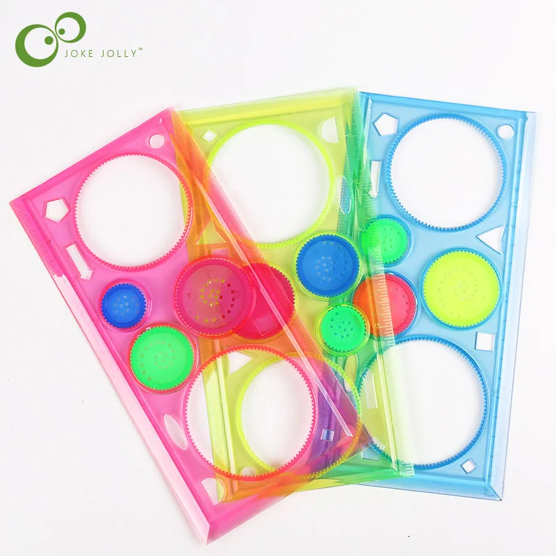 3pcs/lot Painting Multi-function Interesting Puzzle Spirograph Children Drawing Plastic Ruler Can Improve Start Work Ability WYQ
3pcs/lot Painting Multi-function Interesting Puzzle Spirograph Children Drawing Plastic Ruler Can Improve Start Work Ability WYQ