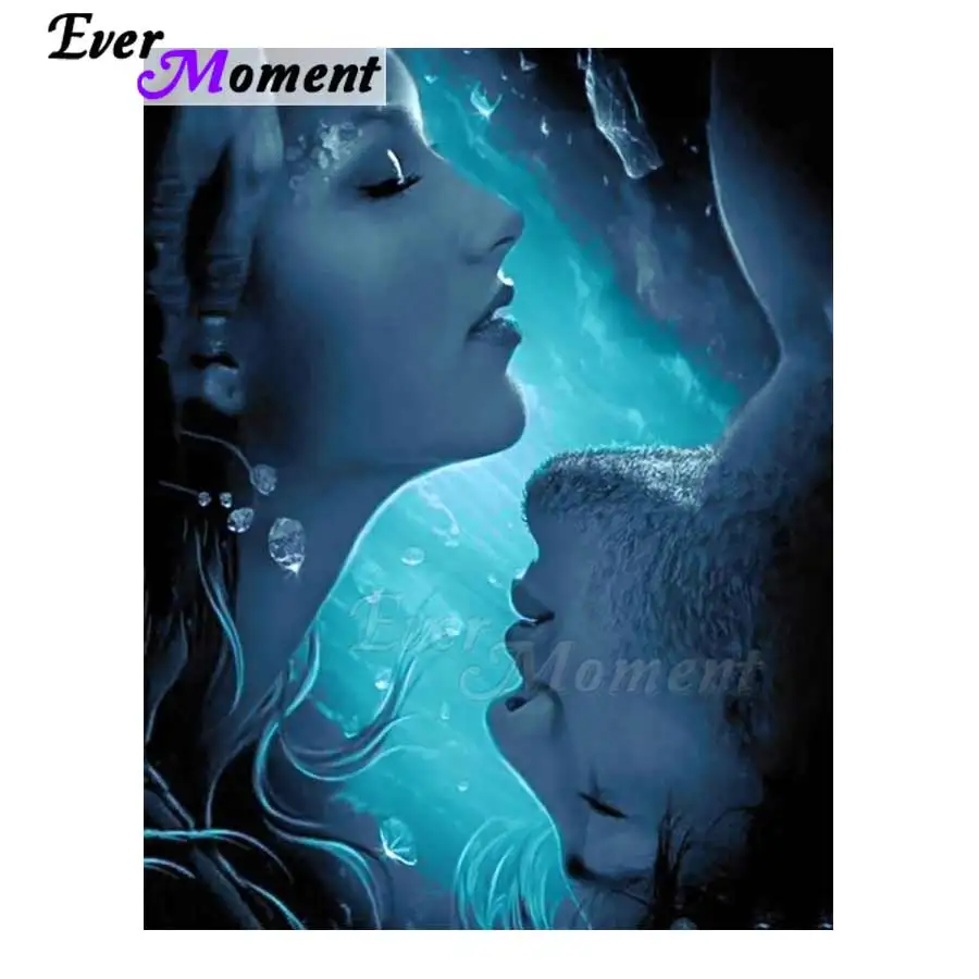Картина с бриллиантами Ever Moment стразы мозаика для женщин и мужчин полностью