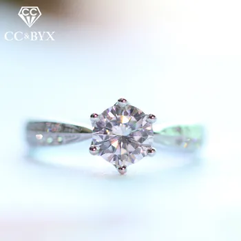 CC Classic Jewelry 1 Carat Rings For Women Sterling S925 Silver Wedding Engagement Bridal Cubic Zirconia Round Stone Anel CC1430
CC Classic Jewelry 1 Carat Rings For Women Sterling S925 Silver Wedding Engagement Bridal Cubic Zirconia Round Stone Anel CC1430