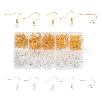 400pcs/Box Five Styles Brass Earring Hooks Earring Finding for Jewelry Making DIY Accessories Hole: 2mm Pin: 0.6mm
400pcs/Box Five Styles Brass Earring Hooks Earring Finding for Jewelry Making DIY Accessories Hole: 2mm Pin: 0.6mm
