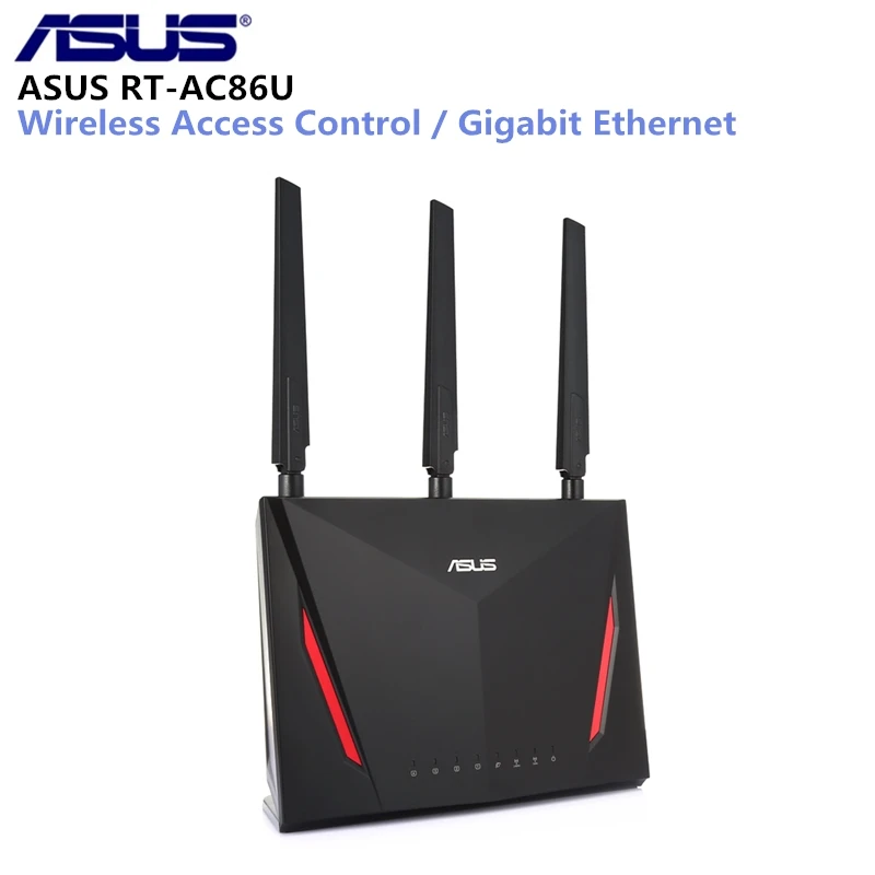 ASUS RT-AC86U 2900Mbps Wireless Wifi Router Dual Core 512MB RAM 256MB ROM 1.8G Wireless AC/G/N Wifi Router With Antennas
ASUS RT-AC86U 2900Mbps Wireless Wifi Router Dual Core 512MB RAM 256MB ROM 1.8G Wireless AC/G/N Wifi Router With Antennas