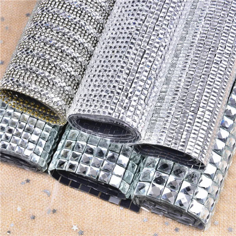 24*40cm Hotfix square Glass Rhinestone Mesh Trim Ribbon Crystal Fabric Sheet Strass Applique Banding For DIYDress Jewelry Making
24*40cm Hotfix square Glass Rhinestone Mesh Trim Ribbon Crystal Fabric Sheet Strass Applique Banding For DIYDress Jewelry Making
