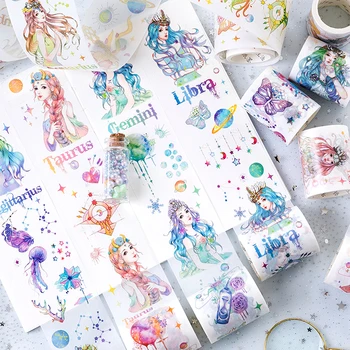 1pcs\DIY fun constellation tape art aesthetic cute creative paper roll tape album children's student diaries office supplies
1pcs\DIY fun constellation tape art aesthetic cute creative paper roll tape album children's student diaries office supplies