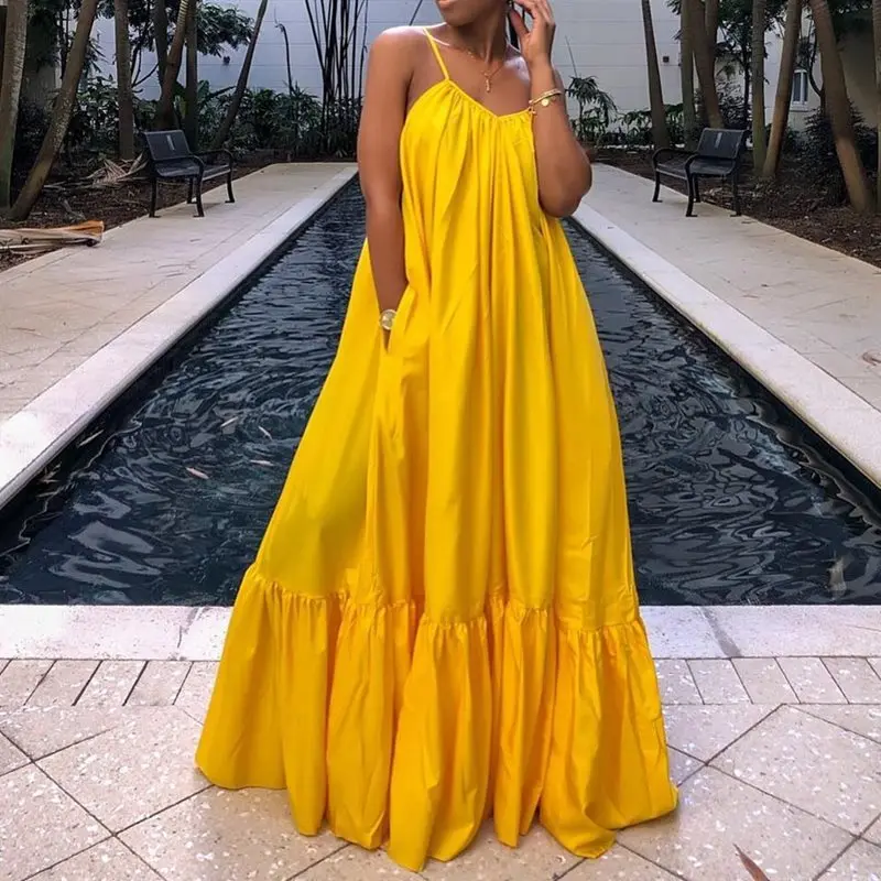 Summer Casual Yellow African Plus Size Women Long Dresses Boho Sexy Club Plain 2019 Elegant Dinner Party Female Date Maxi Dress
Summer Casual Yellow African Plus Size Women Long Dresses Boho Sexy Club Plain 2019 Elegant Dinner Party Female Date Maxi Dress