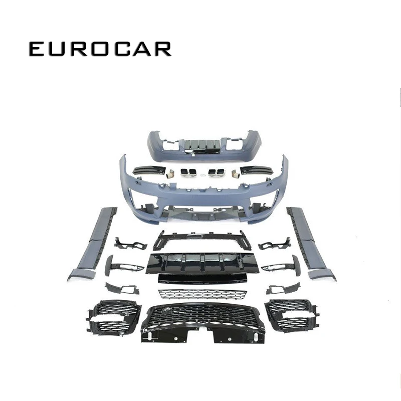 For Land-Rov Vogue upgrade to SVO style body kit front bumper rear bumper and grille PP 2013~2017 year
For Land-Rov Vogue upgrade to SVO style body kit front bumper rear bumper and grille PP 2013~2017 year