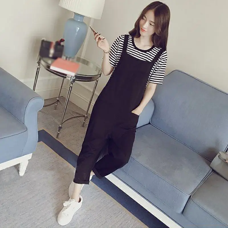 2019 women two piece outfits Two Pieces Set Fashion O-Neck Striped Top And Overalls Set
2019 women two piece outfits Two Pieces Set Fashion O-Neck Striped Top And Overalls Set