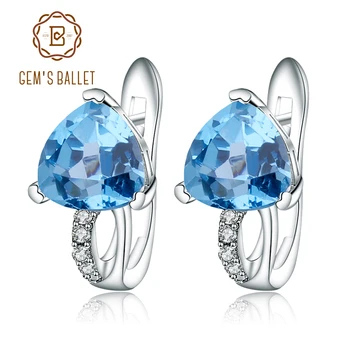 Gem's Ballet 3.05Ct Natural Blue Topaz Gemstone Stud Earrings 925 Sterling Silver Fine Earring Jewelry For Women Engagement
Gem's Ballet 3.05Ct Natural Blue Topaz Gemstone Stud Earrings 925 Sterling Silver Fine Earring Jewelry For Women Engagement