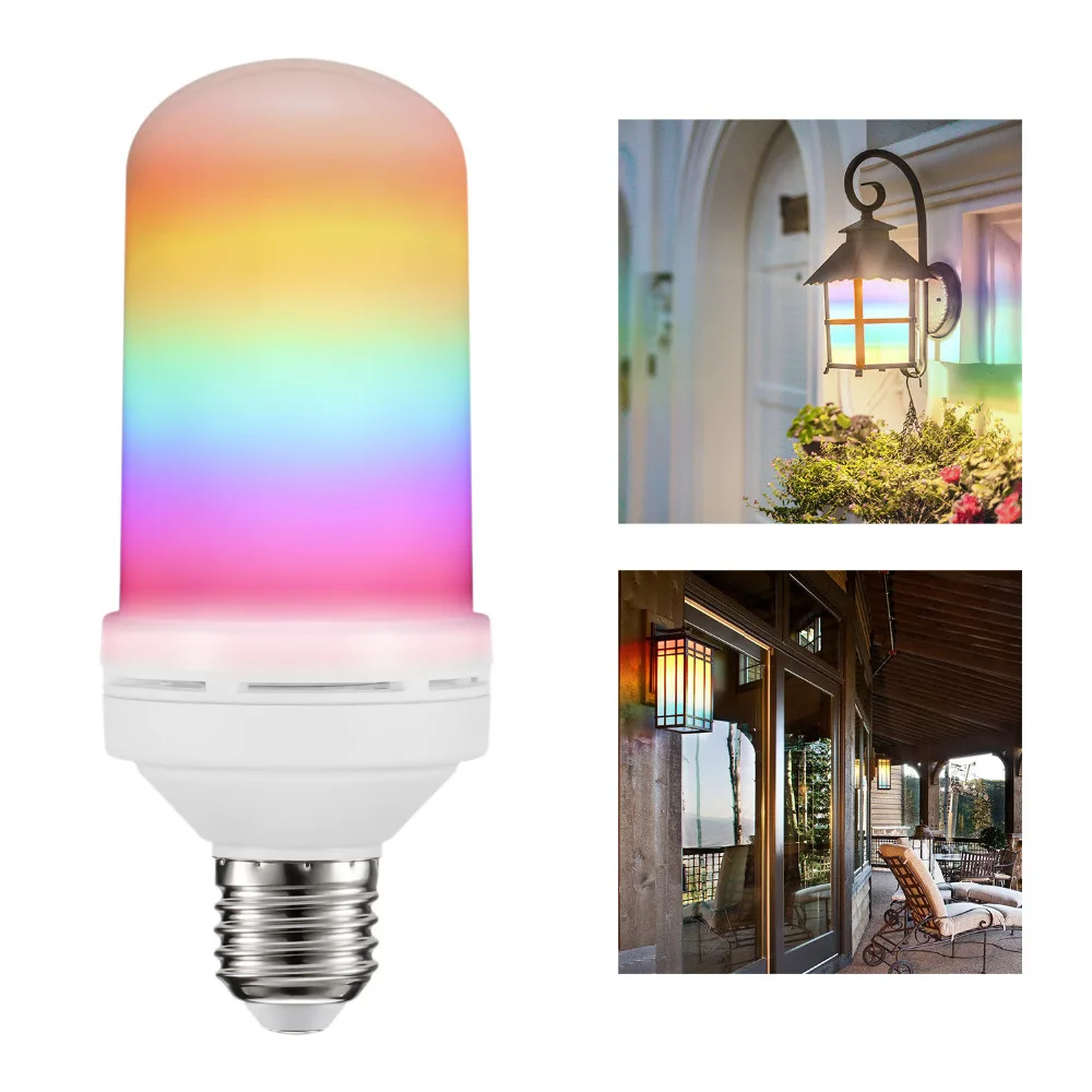 LED Lamp Flame Emulation AC 85-265V 110V 220V E27 3W Bule Rgb Light Bulbs Fire Effect 3 Modes High Quality Lighting Decoracion
LED Lamp Flame Emulation AC 85-265V 110V 220V E27 3W Bule Rgb Light Bulbs Fire Effect 3 Modes High Quality Lighting Decoracion