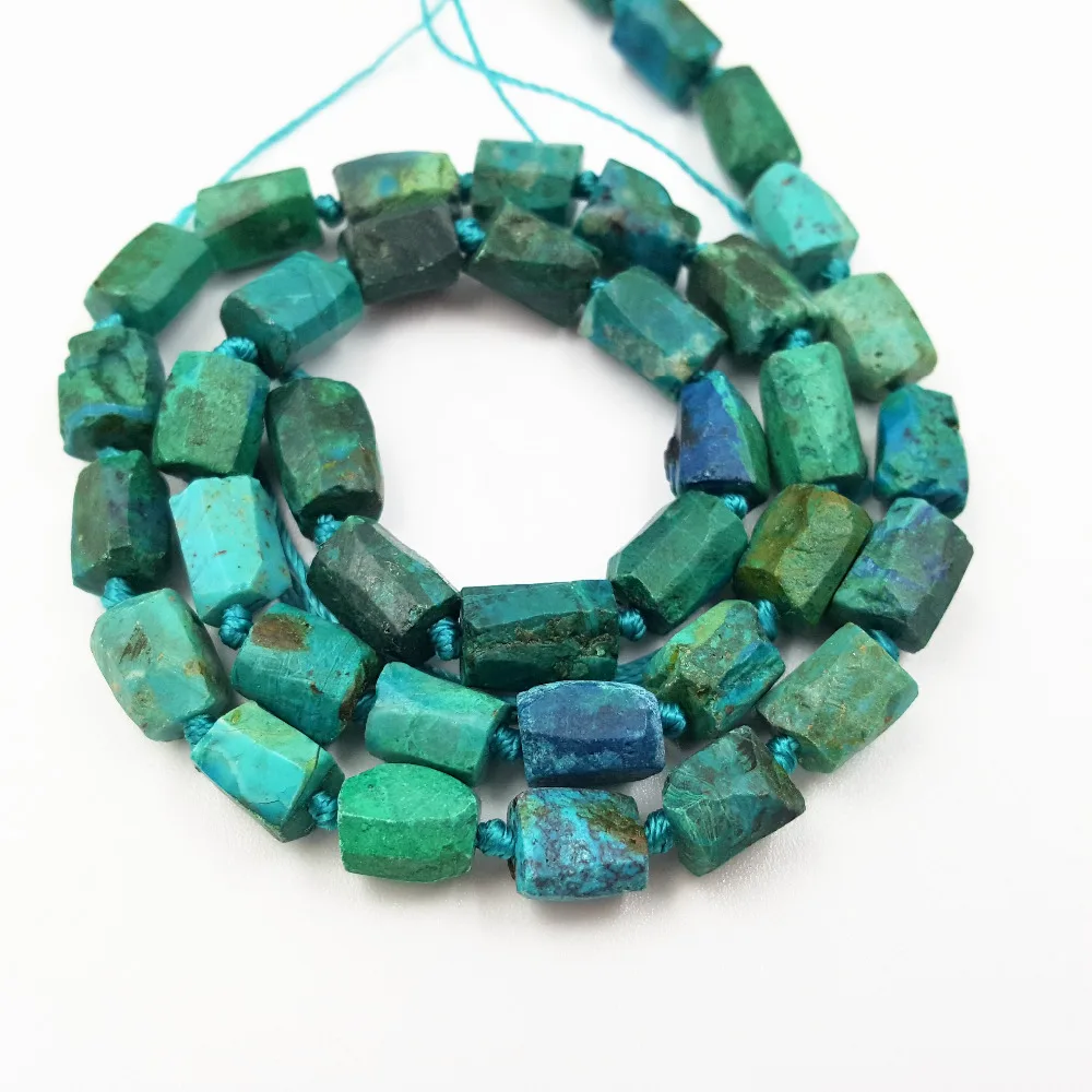 Lii Ji Natural Chrysocolla Matte beads Approx 6x8mm-6x9mm DIY Jewelry Making Approx 38cm
Lii Ji Natural Chrysocolla Matte beads Approx 6x8mm-6x9mm DIY Jewelry Making Approx 38cm