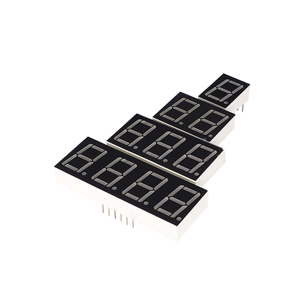 0.56 inch 7 Segment 1Bit 2Bit 3Bit 4Bit Digital Tube Red Common Cathode LED Digit Display Red
0.56 inch 7 Segment 1Bit 2Bit 3Bit 4Bit Digital Tube Red Common Cathode LED Digit Display Red