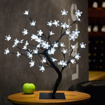 AC110V-220V 40Leds Mini LED Crystal Cherry Blossom Tree Simulation Tree Table Lamp Christmas Fairy Wedding Decoration Lights
AC110V-220V 40Leds Mini LED Crystal Cherry Blossom Tree Simulation Tree Table Lamp Christmas Fairy Wedding Decoration Lights