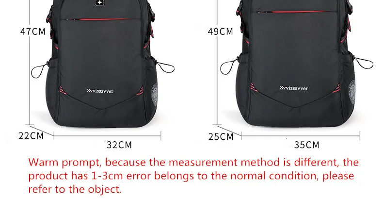 svvisssvver male men Multifunction USB charging fashion business casual tourist anti-theft waterproof 15.6 inch Laptop backpack 14